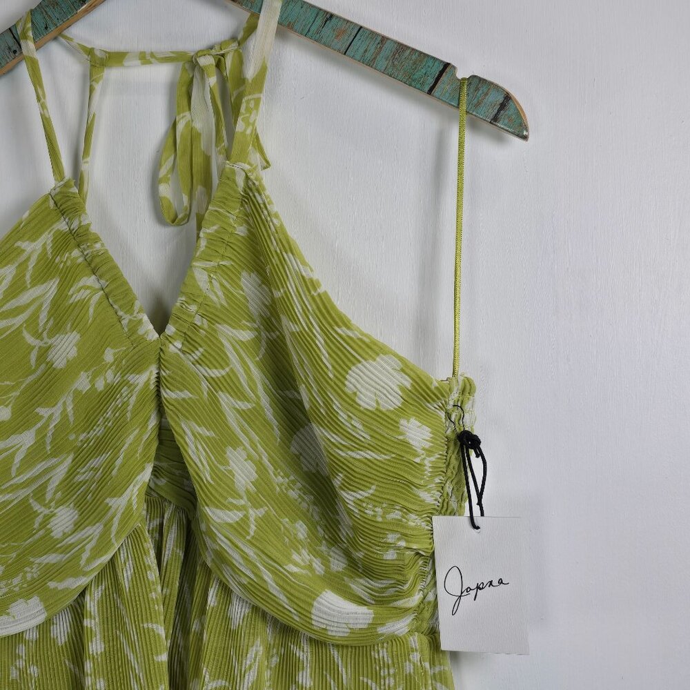 Japna Cropped Tie Behind Full Accordian Pleat Triangle Cup - Picture 4 of 10